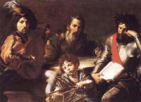 Valentin, Jean de Boulogne - The Four Ages of Man